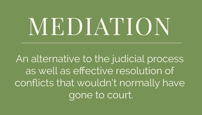 Mediation services